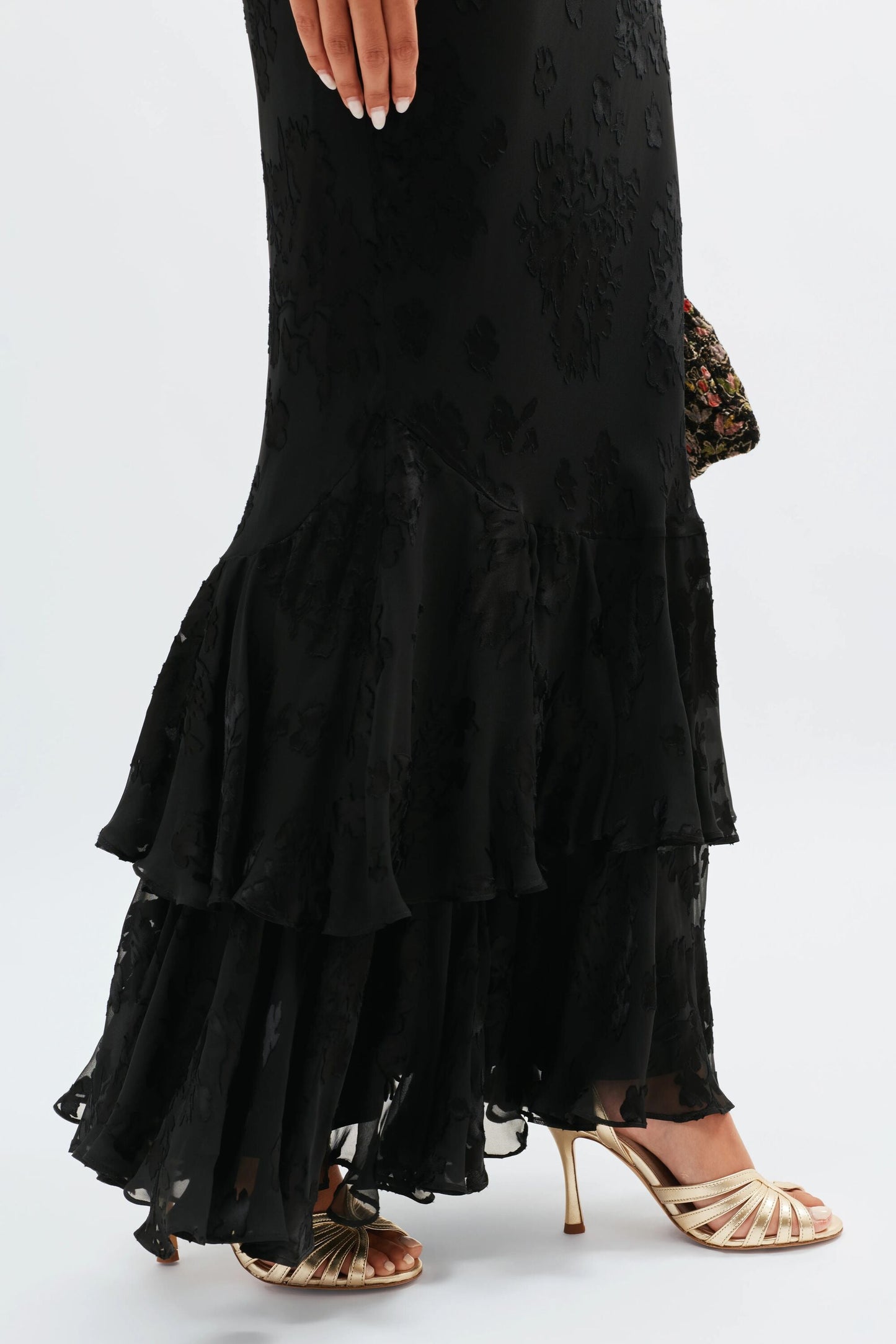 Ordinia - Bouquet Devoré Black