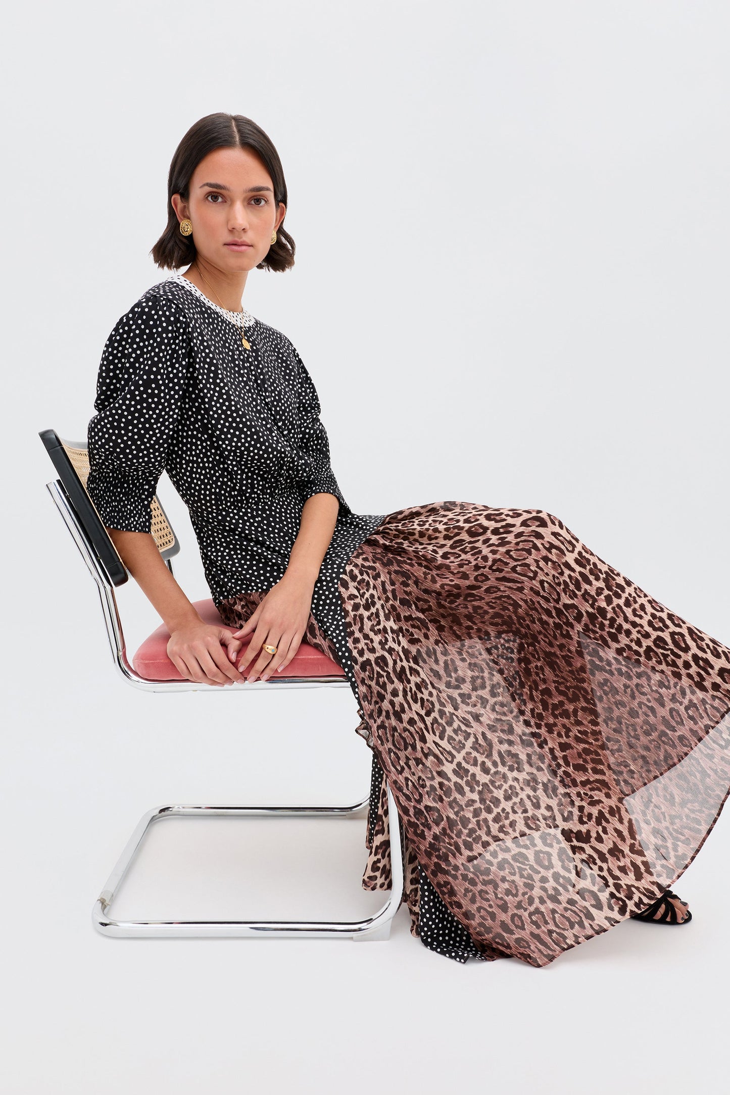 meg - leopard polka dot