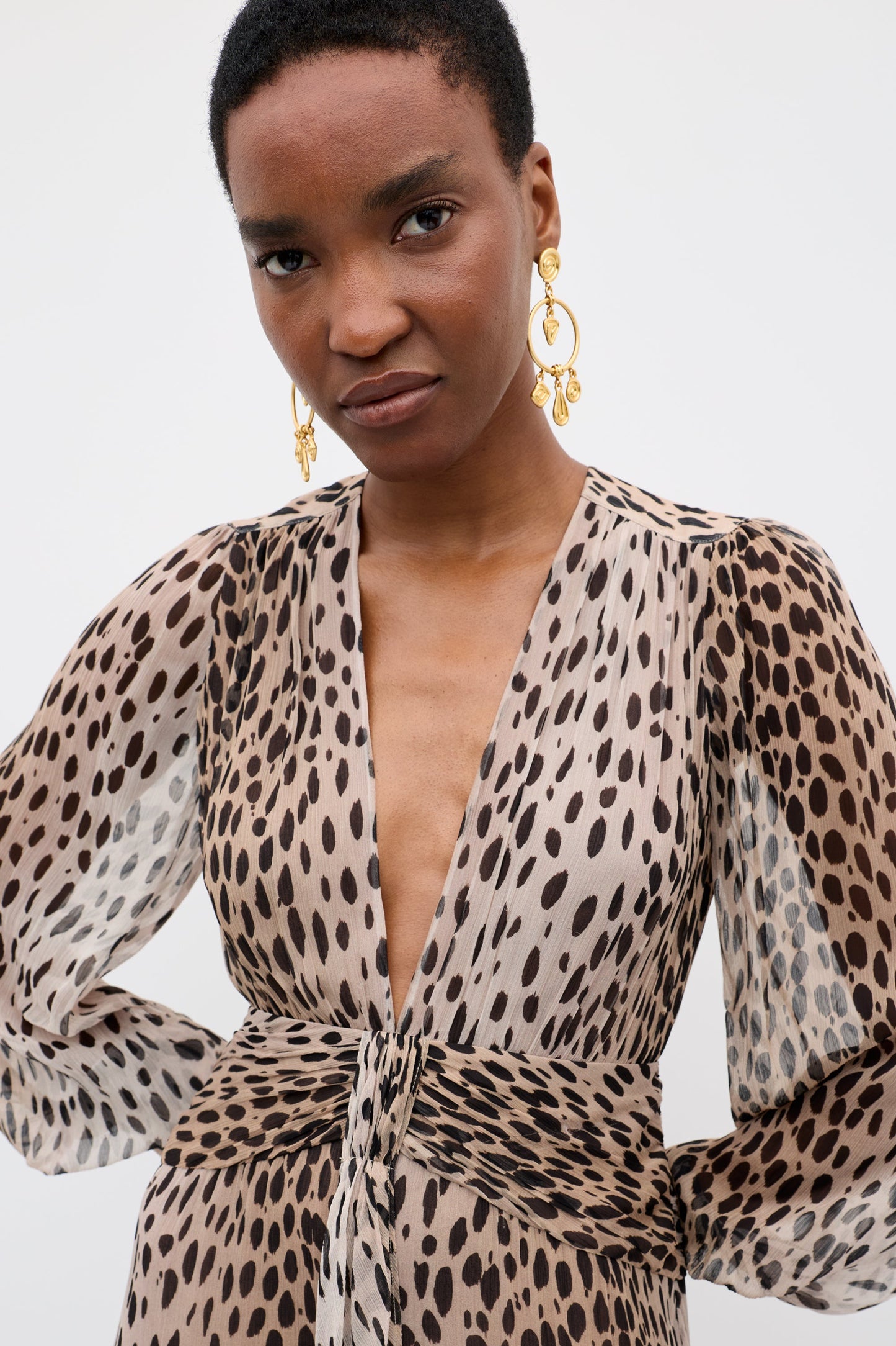 Meera - Antelope Spot Black