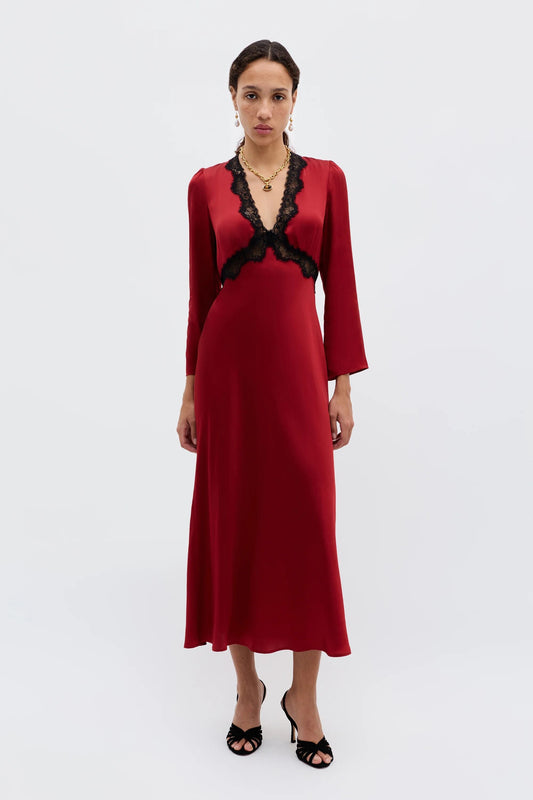 Debra - Burgundy