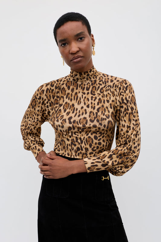 Suki - Mila Leopard Brown