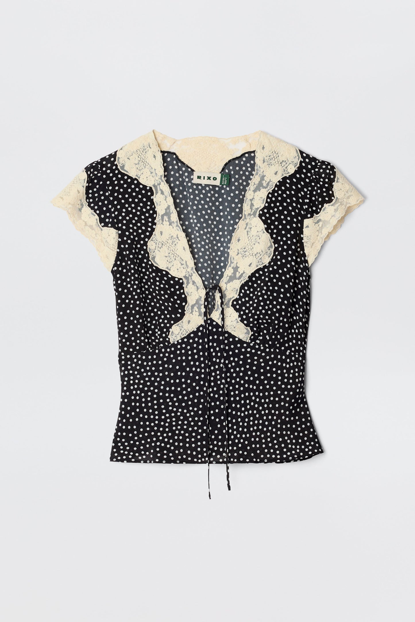 Elaine  -  Mini Polka Dot Black