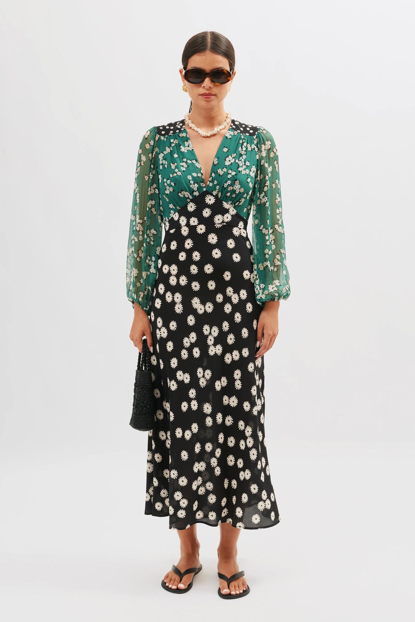 Kaila - City Floral Mix Olive