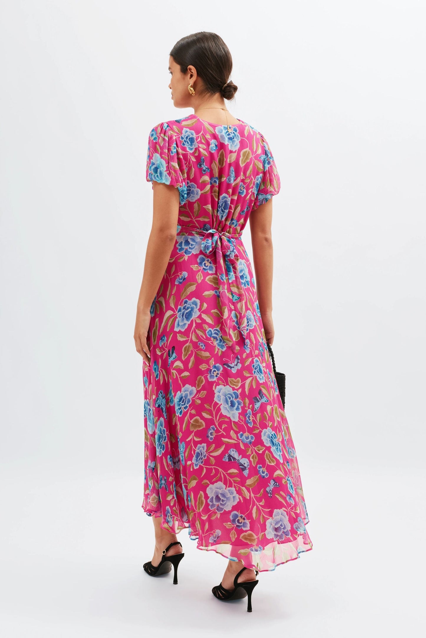 Corrine  -  Butterfly Floral Magenta